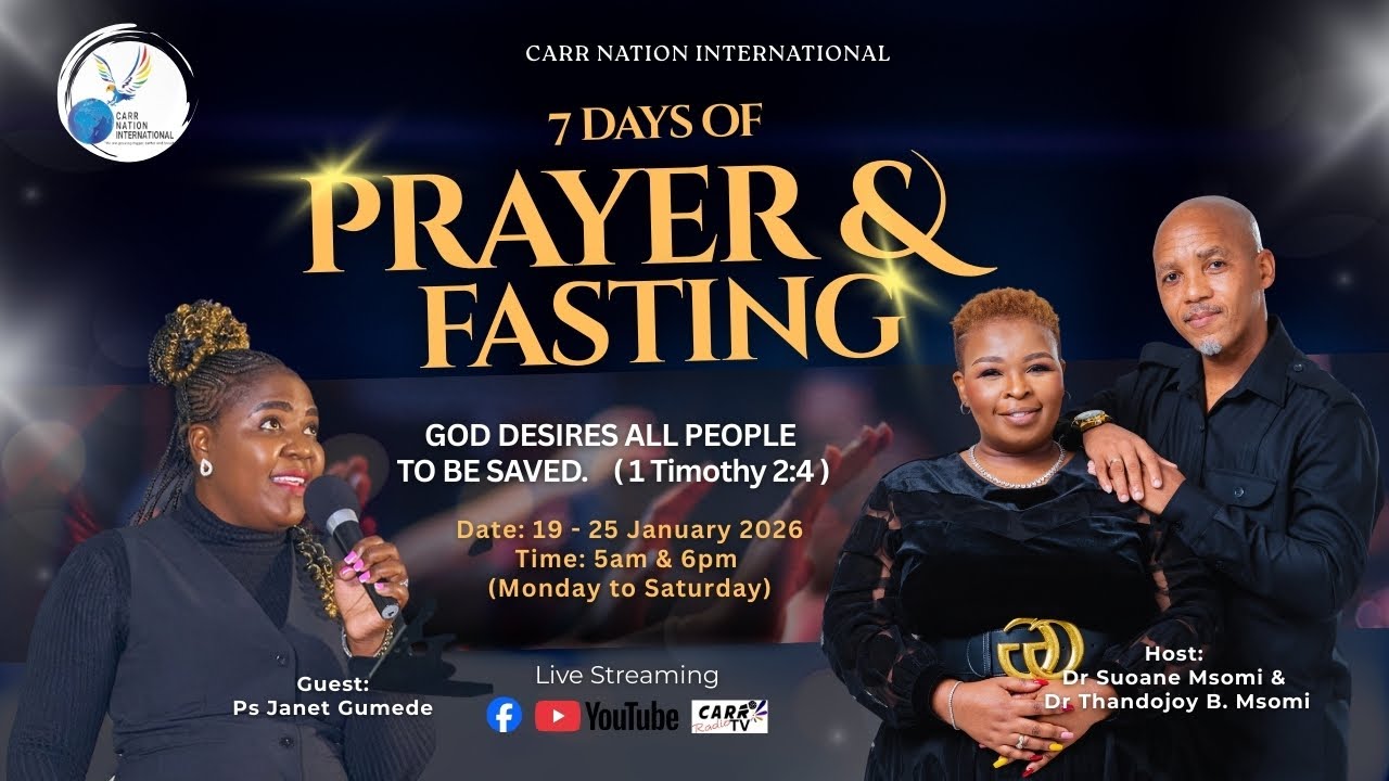 7 DAYS OF PRAYER & FASTING PASTOR NOKUTHULA GUMEDE