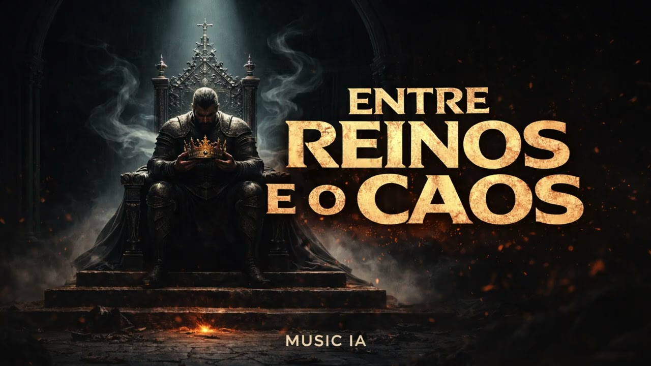 ENTRE REINOS E O CAOS | Trap Rock Cinemático Épico | Adriano Mota (Music IA)