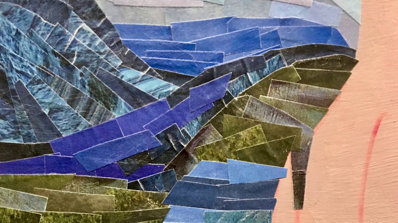 Starry Night Paper Collage