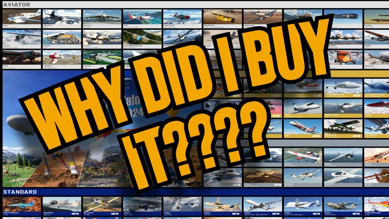 Почему я купил Flight Simulator 2024 Aviator Edition?