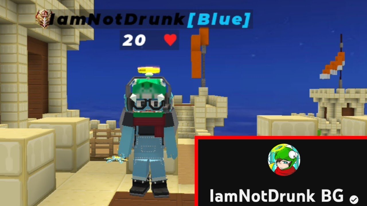 Fighting IamNotDrunk 😳 | Blockman Go