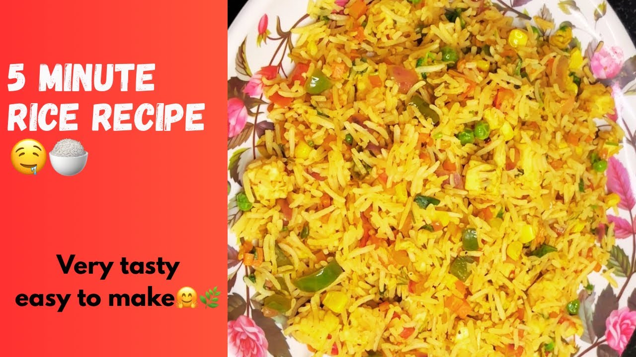  5 min Recipe with Leftover Rice😋❤️Don’t Waste Rice||Quick Indian Breakfast#RiceRecipes#HomemadeFood