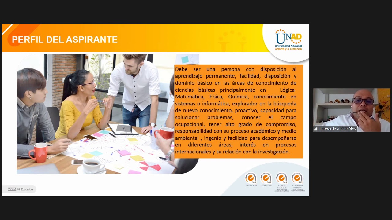 Estudiar Ingeniería Industrial - Charla Virtual UNAD