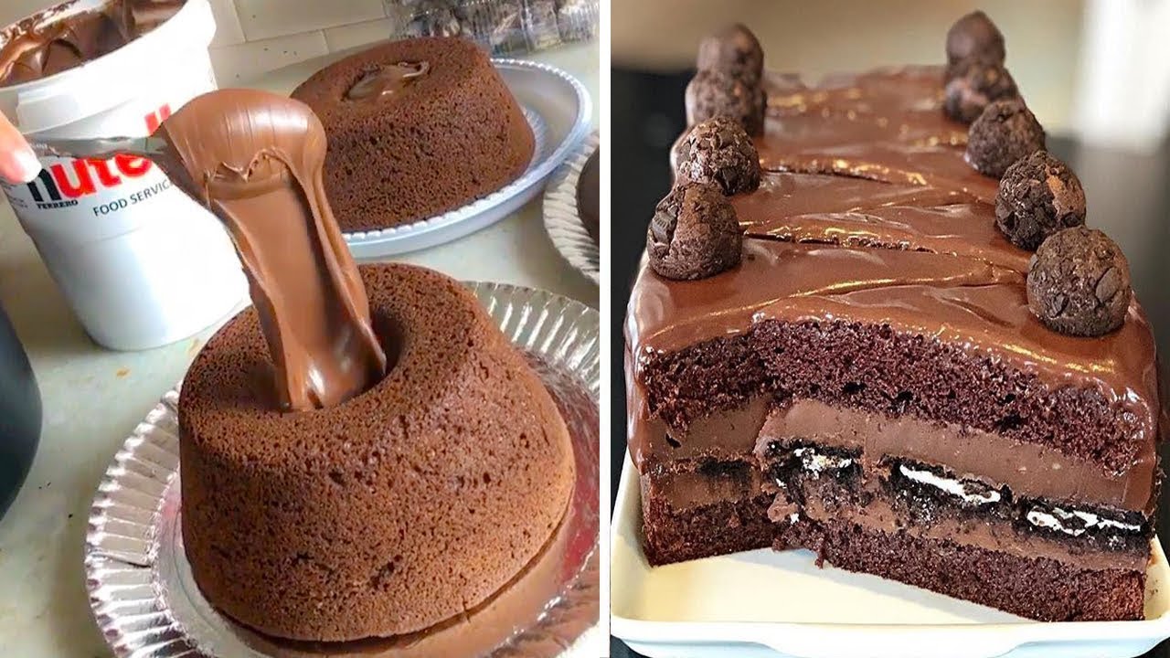 Creative Melted Chocolate Cake Decorating Ideas | Satisfying Cake Videos | Top Yummy