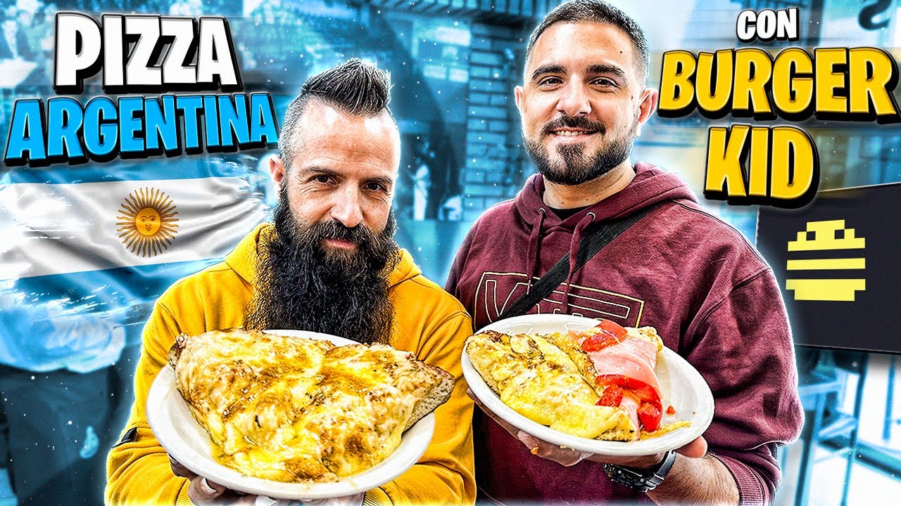ESPAÑOL PRUEBA LA PIZZA MÁS BARATA DE BUENOS AIRES CON @BurgerKid