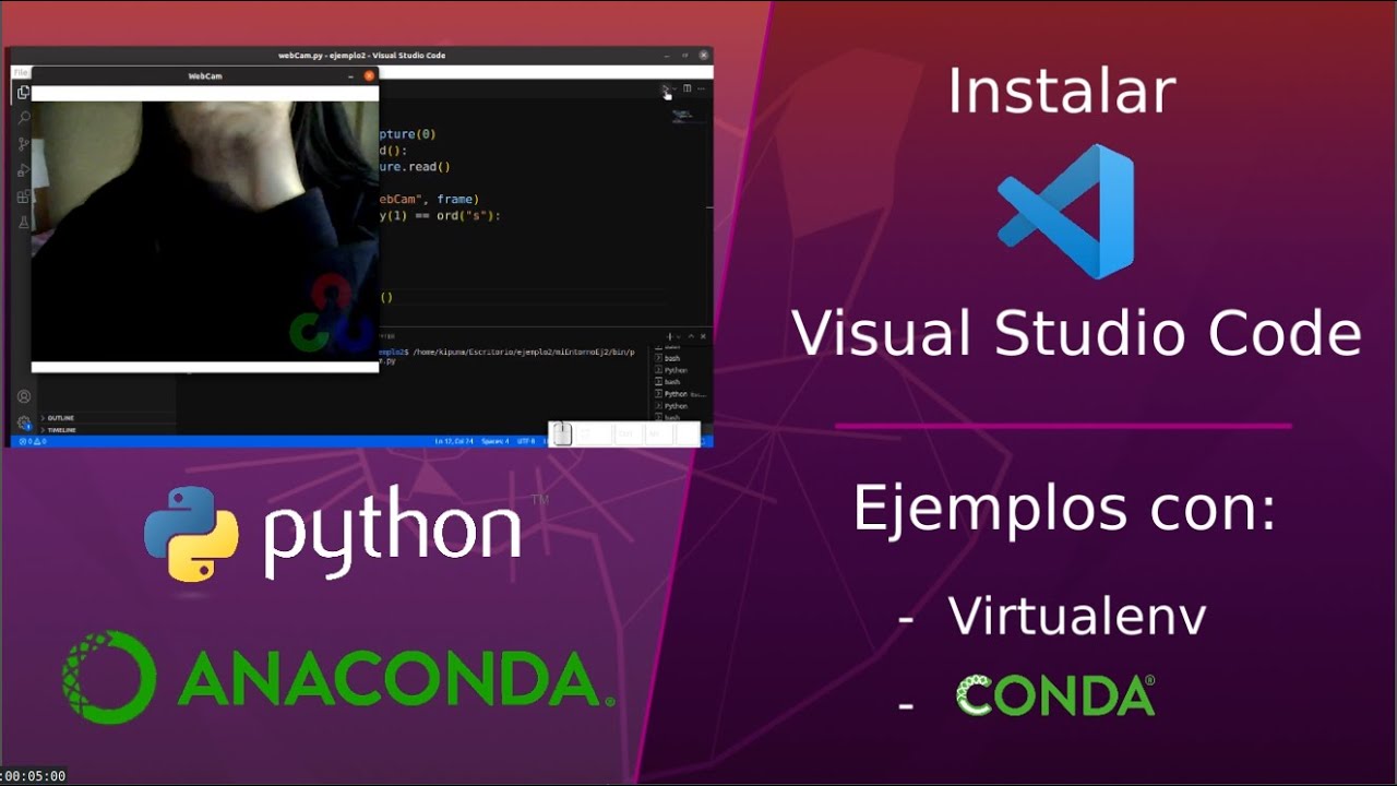 Cómo Instalar Visual Studio Code - Entornos virtuales con Virtualenv y Conda | Ubuntu