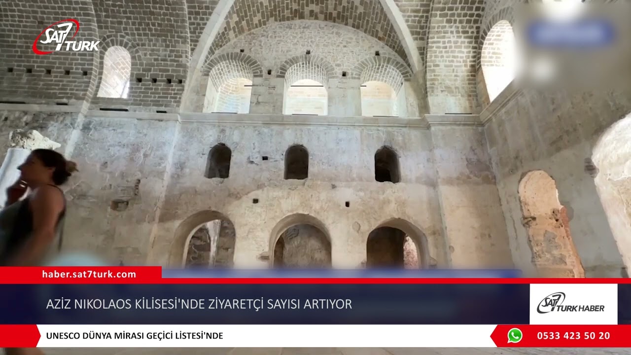 Aziz Nikolaos Kilisesi&rsquo;nde Ziyaret&ccedil;i Sayısı Artıyor | 27.09.2023