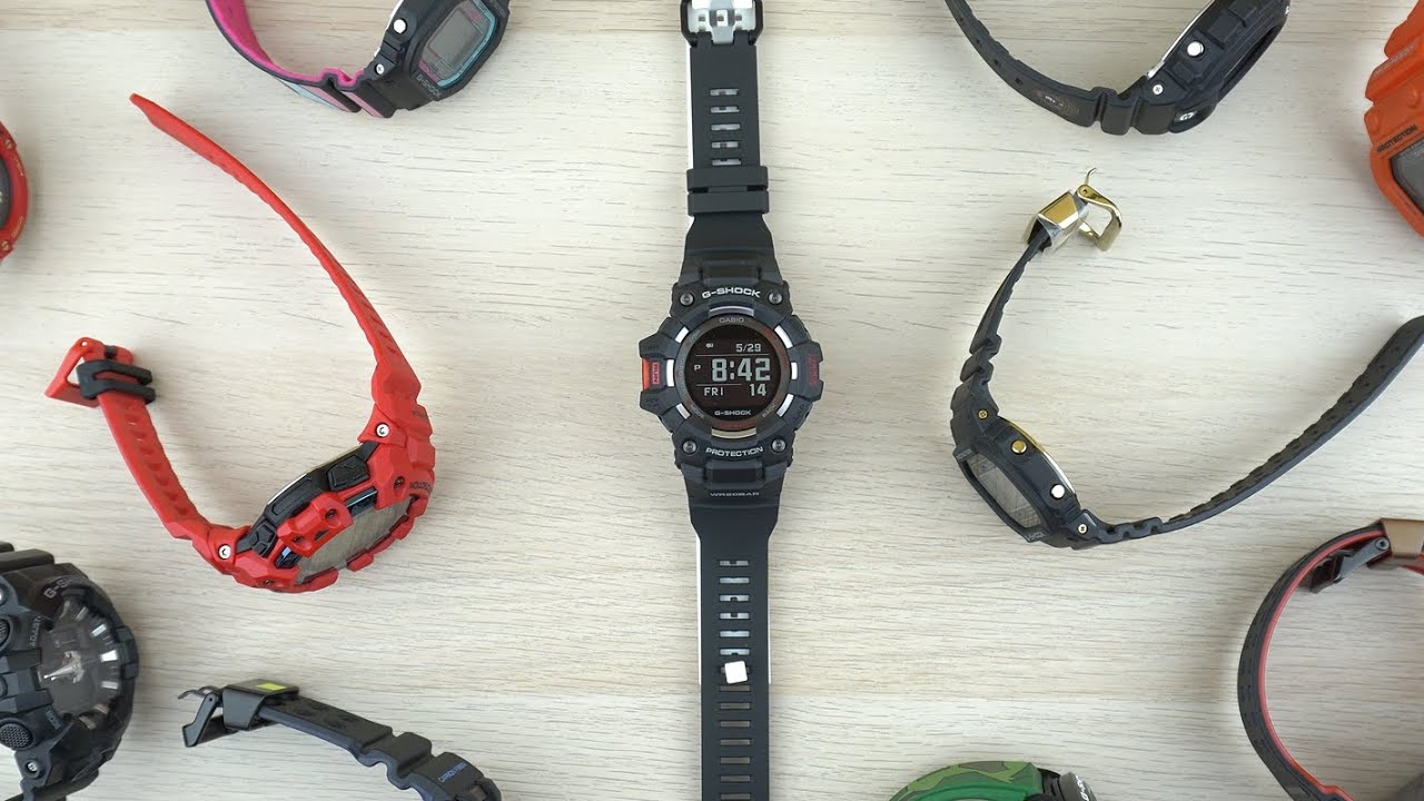 Size comparison of GBD-100 vs other G Shocks
