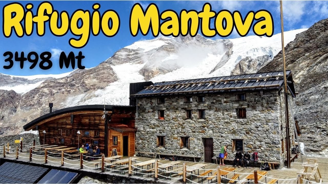 VERSO LA VETTA DEL MONTE ROSA Rifugio Città di Mantova 3498 Mt