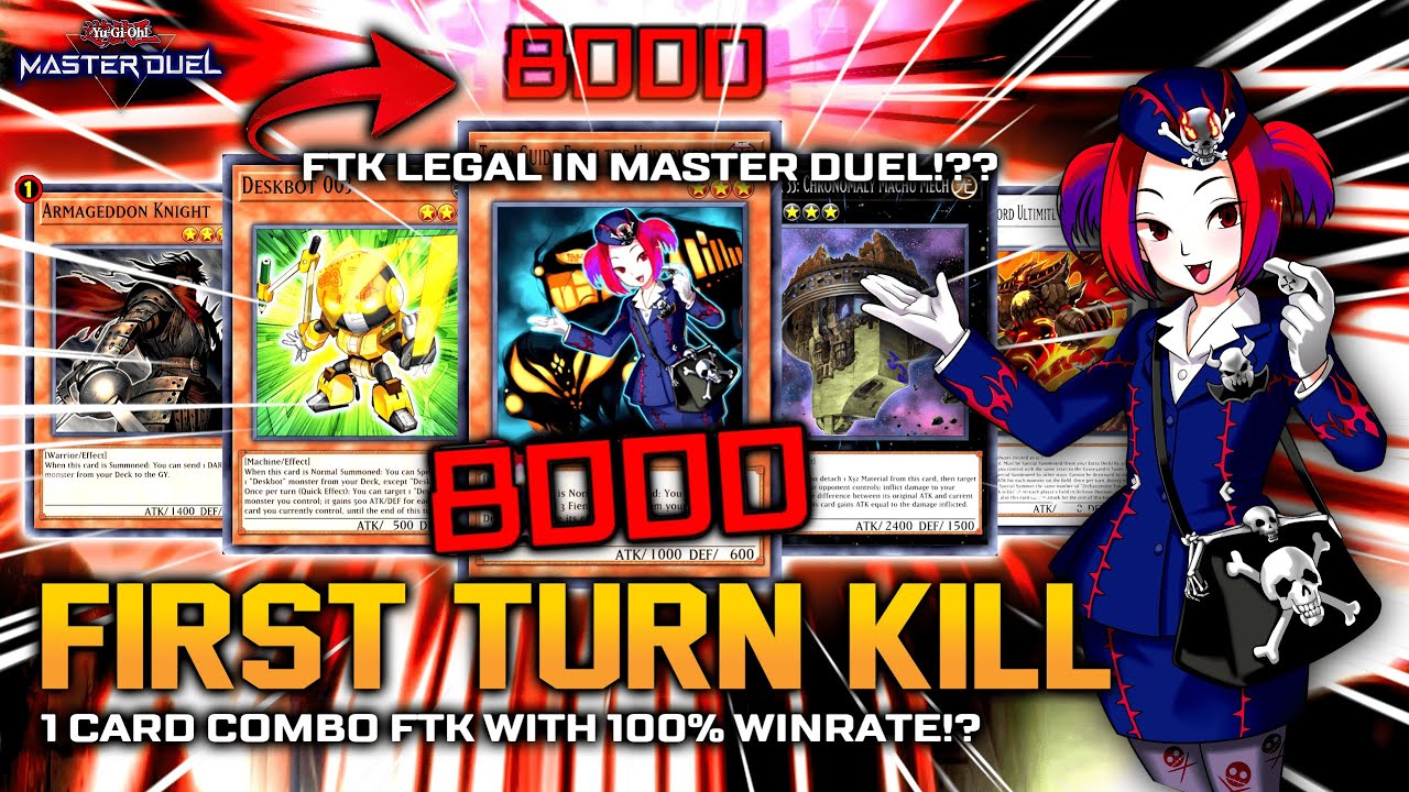 TOXIC 1 CARD COMBO FTK MASTER DUEL WITH 100% WINRATE!