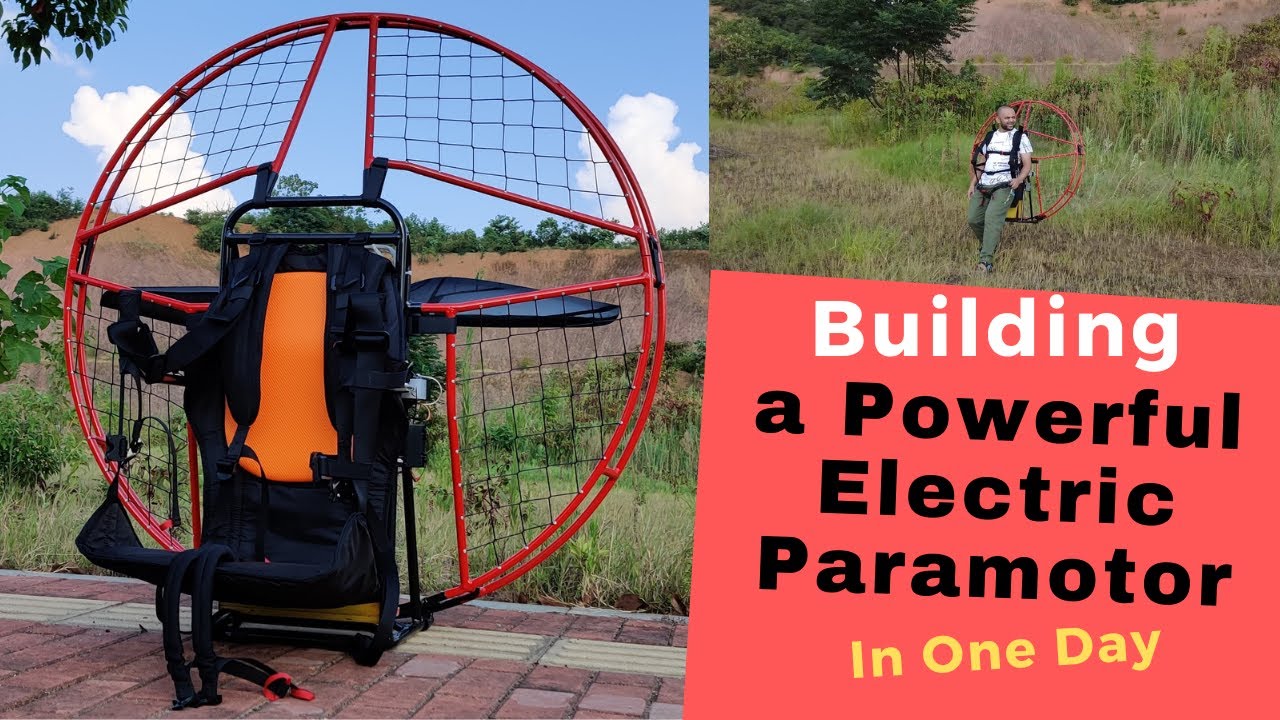 Building the E-Glide V3 Homemade Electric Paramotor Quick Video