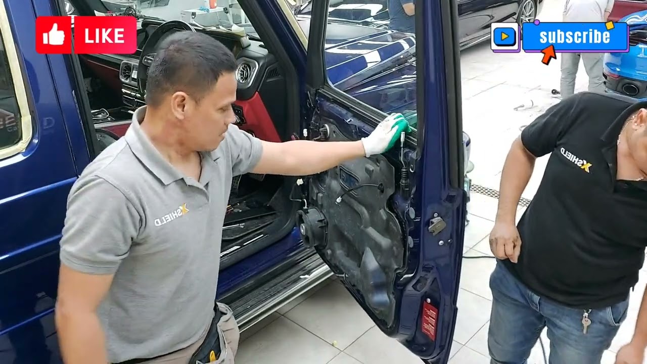 Mercedes-Benz G-63 2020. how to remove door handles & side mirrors.