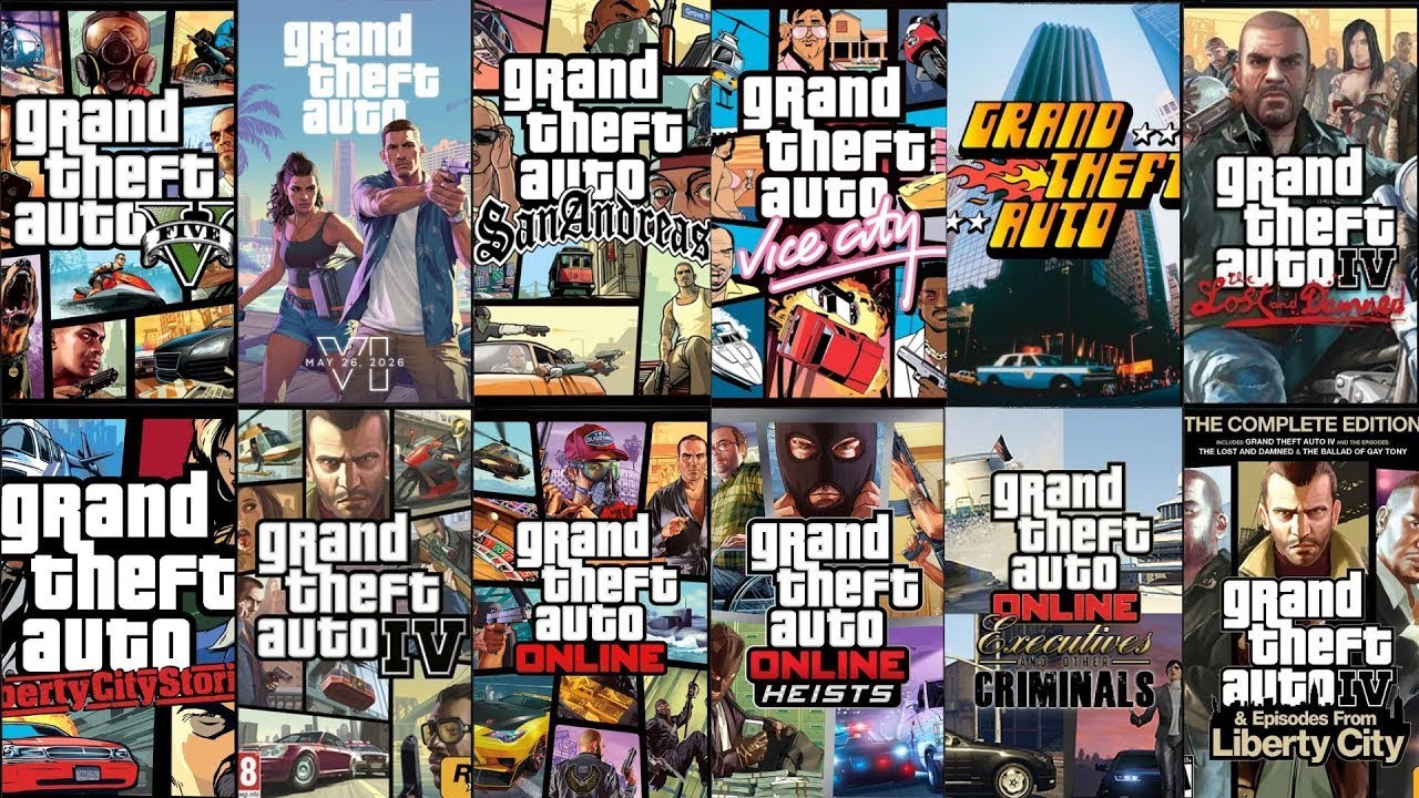 The Evolution of GTA Games (1997–2026)