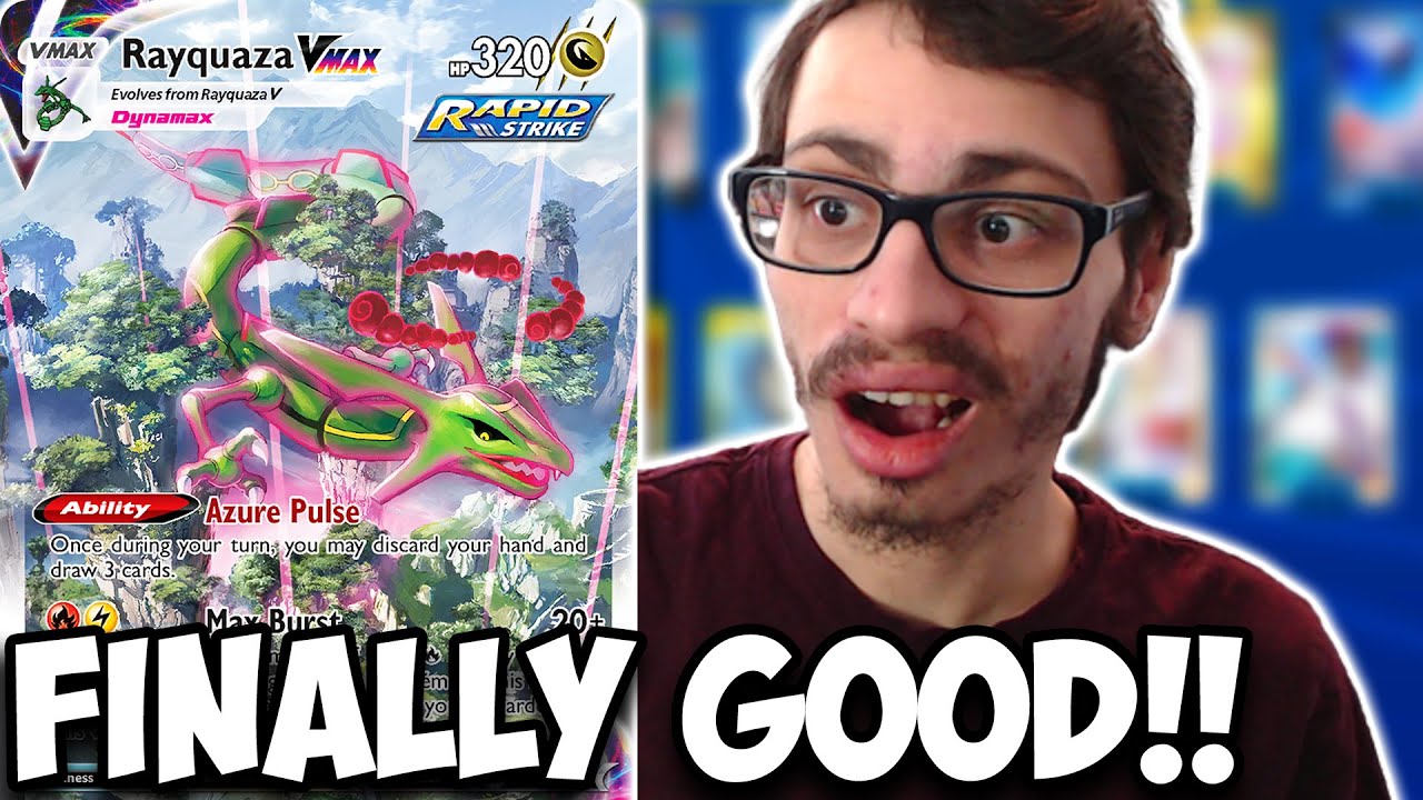 It's ABOUT TIME! Rayquaza VMAX Is Finally Good w/Brilliant Stars! EASY OHKOs Now!