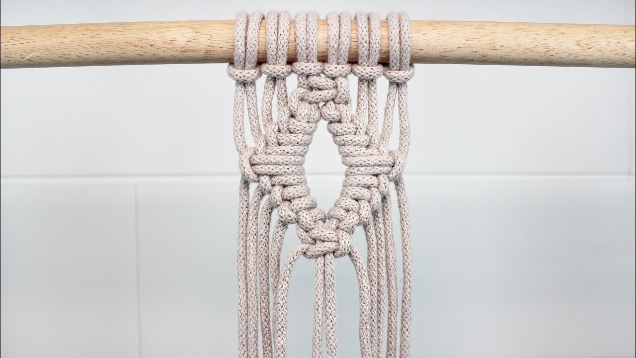EASY Macrame Diamond Pattern | DIY MACRAME
