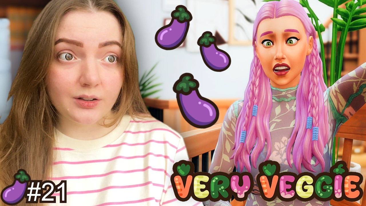 Zrobiłam DOM&Oacute;WKĘ w The Sims 4 🤯 - Very Veggie Legacy odc.21🍆
