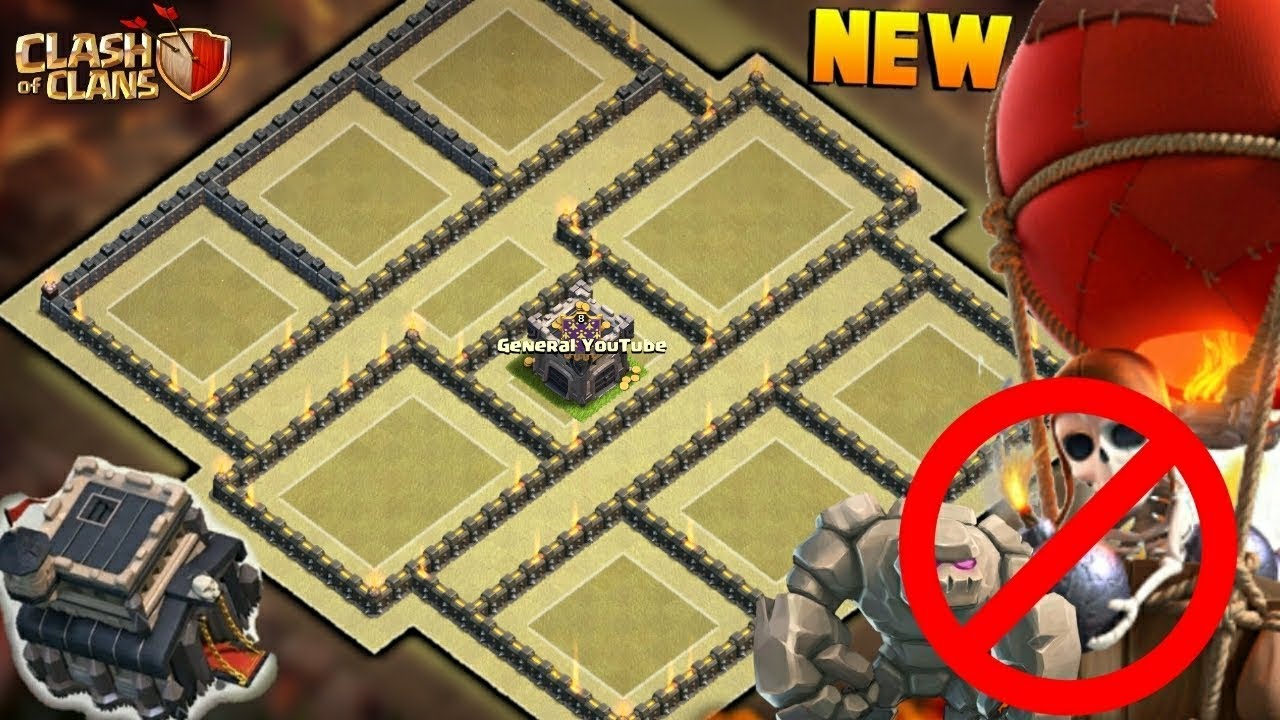 NEW TOWN HALL 9 WAR BASE 2017! TH9 ANTI 3 STAR WAR BASE WITH REPLAYS(MAX.TH10)! -CLASH OF CLANS(COC)