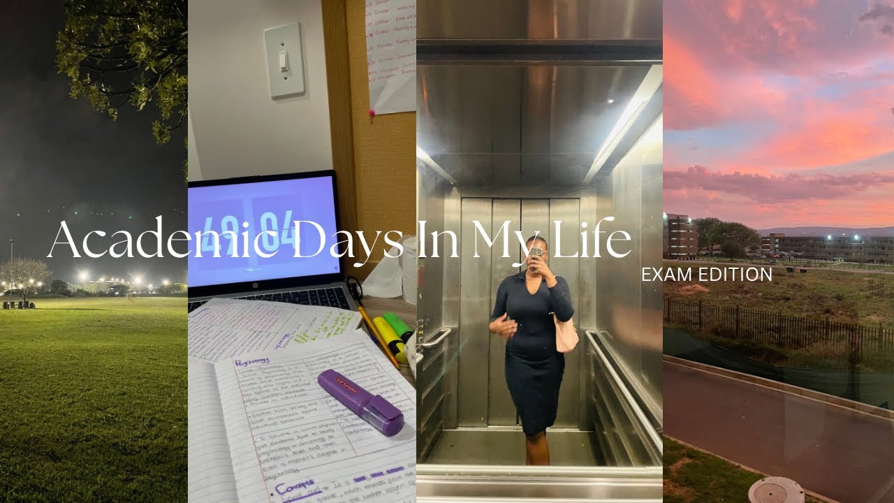Academic Days in My Life || Study Sessions || Exams Szn, Late Nights & Nursing Student Chaos &etc...