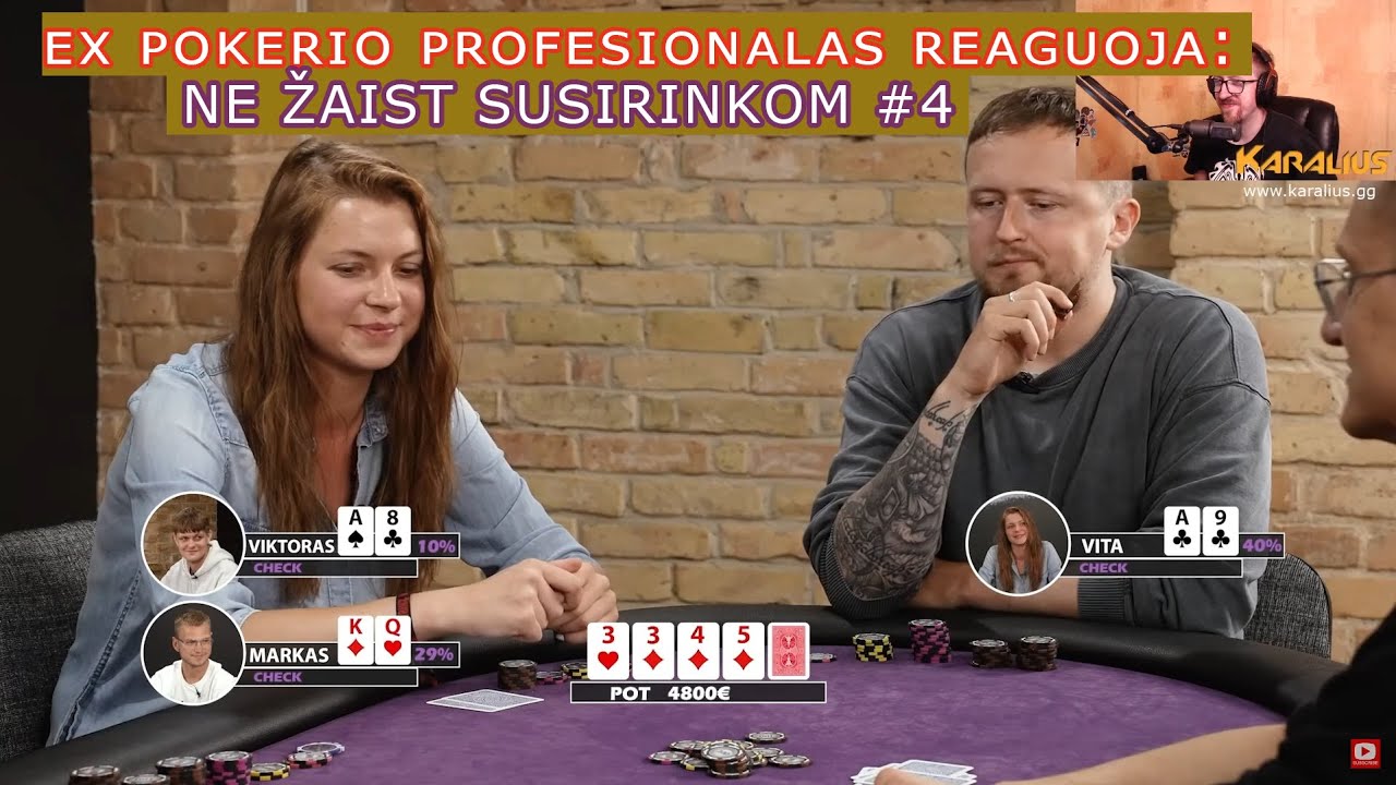Karalius (ex poker pro) reaguoja į dar vieną negyvo eterio pokerio žaidimą