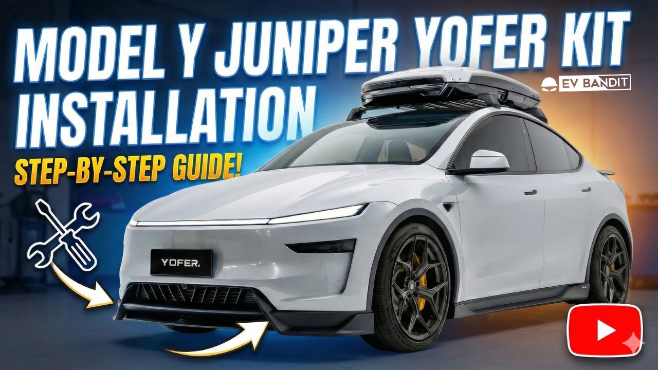 Tesla Model Y Juniper 2026 Yofer Loong Flames Pro Body Kit Install Full Step by Step Guide