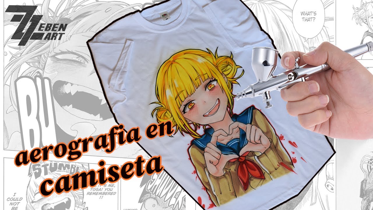 😍PINTO UNA CAMISETA Y ACLARO DUDAS DE COMO HACER AEROGRAFIA👍🏼