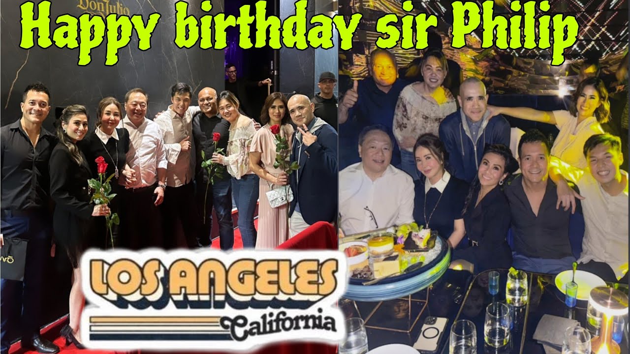 Philip Laude, birthday party in LA! Hosted by Krista Ranillo, parents night out sana but Tim joined