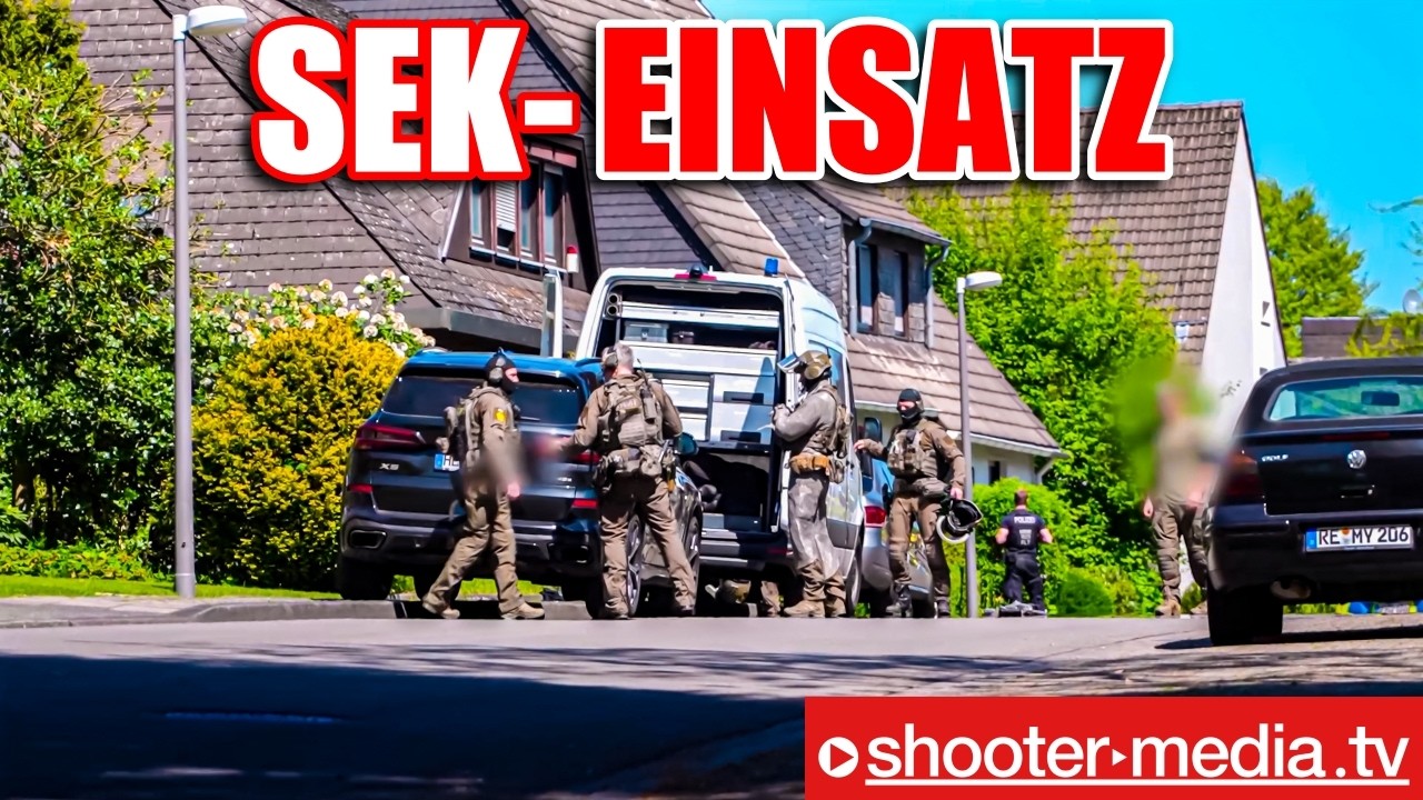 🆘 😱  SPEZIALEINSATZKOMMANDO (SEK) im EINSATZ  😱 🆘 | Polizei mit Großaufgebot vor Ort