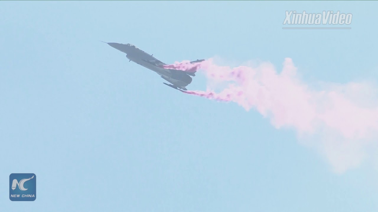 China's J-10B TVC fighter wows audience with surprise performance