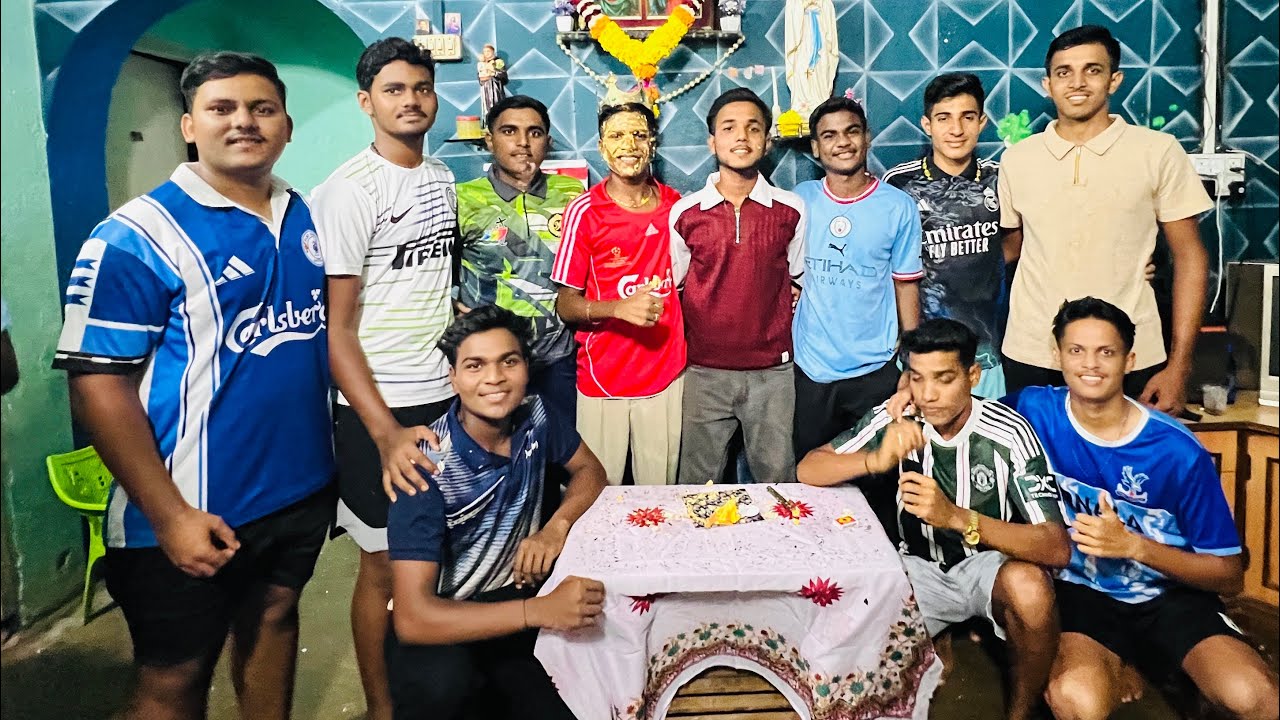 Aamch Aaryan bhava cha birthday || celebrating ￼jam Majha Ali|| full enjoy 🙌|| #Sinclardedu #arnala🥳