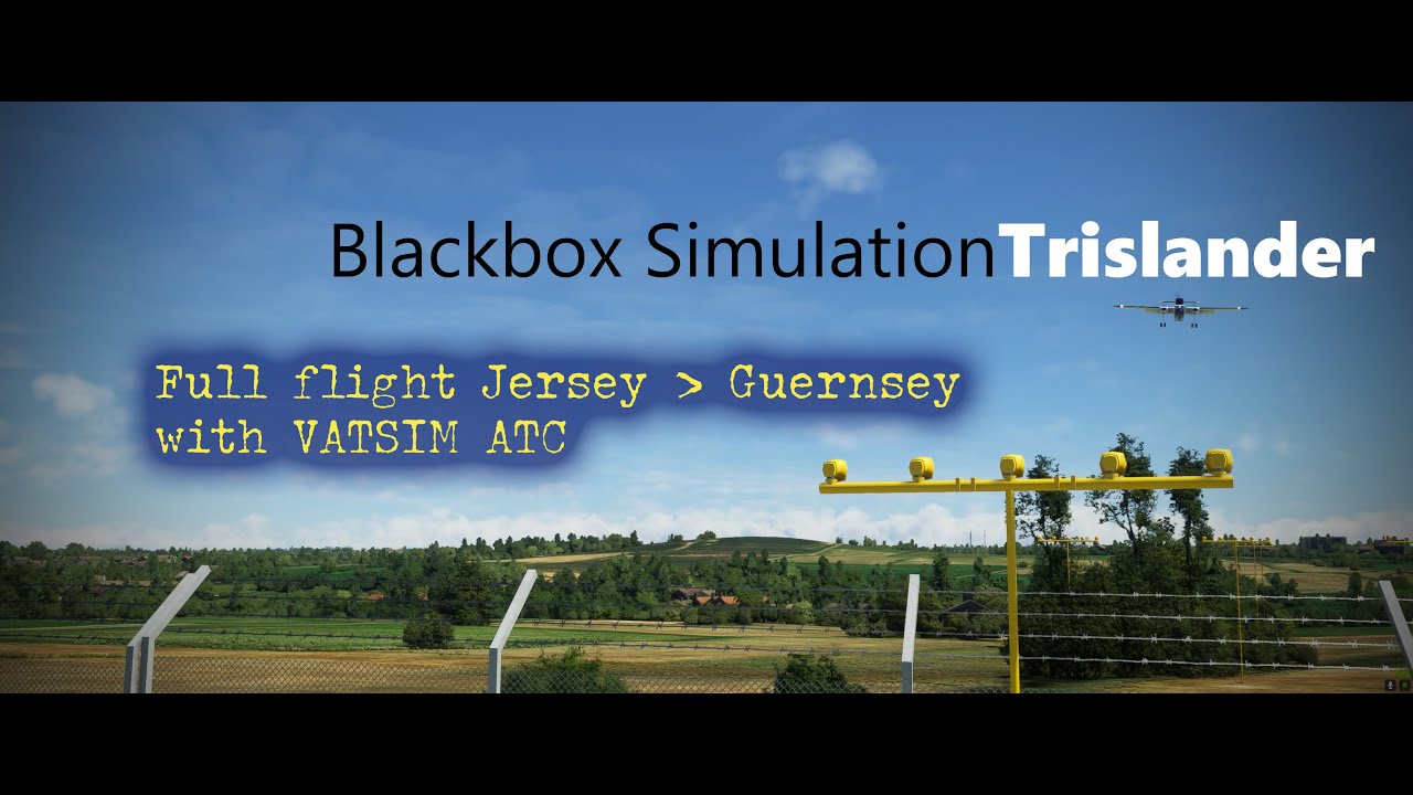 Trislander | Full flight on VATSIM from Jersey to Guernsey | MS FS2020