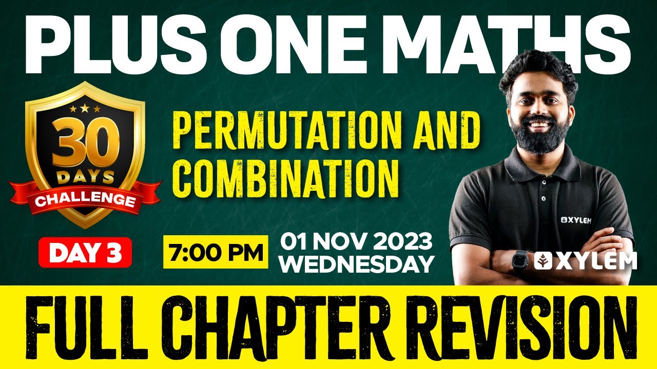 Plus One - Maths - Permutation and Combination | Xylem Plus One