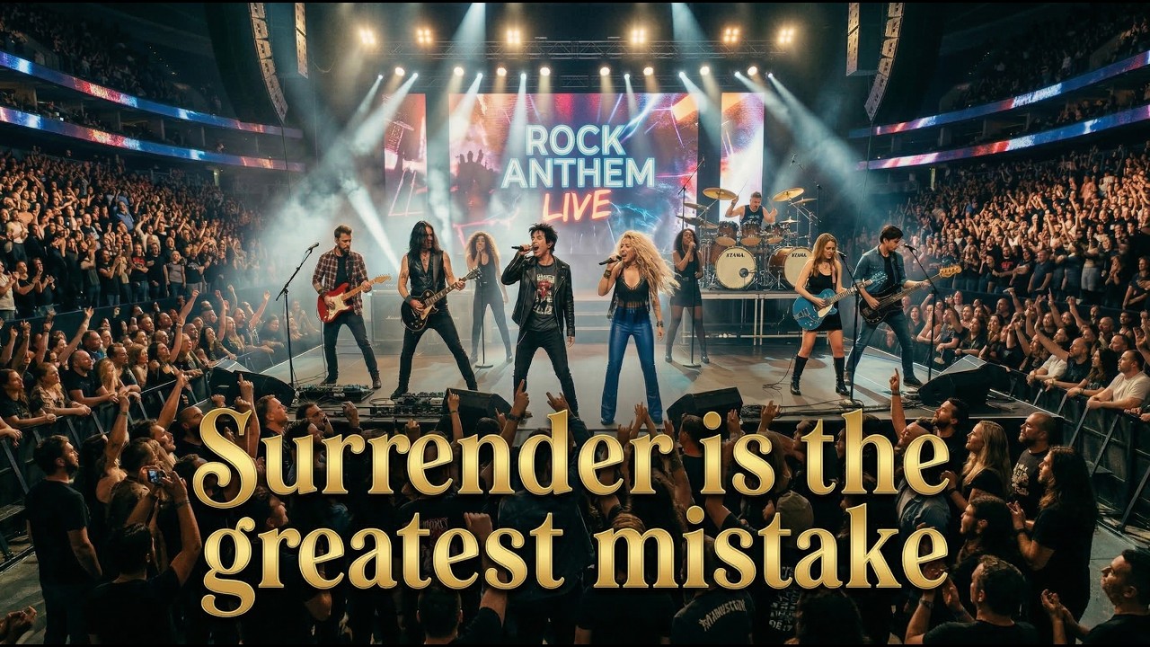 Surrender is the greatest mistake - Arena Rock Anthem