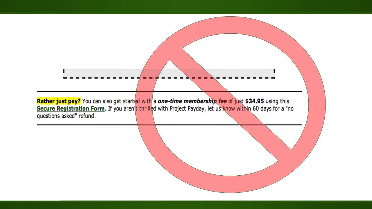 EARN 60-100$ A DAY WITH PROJECT PAY DAY NO MONEY DOWN