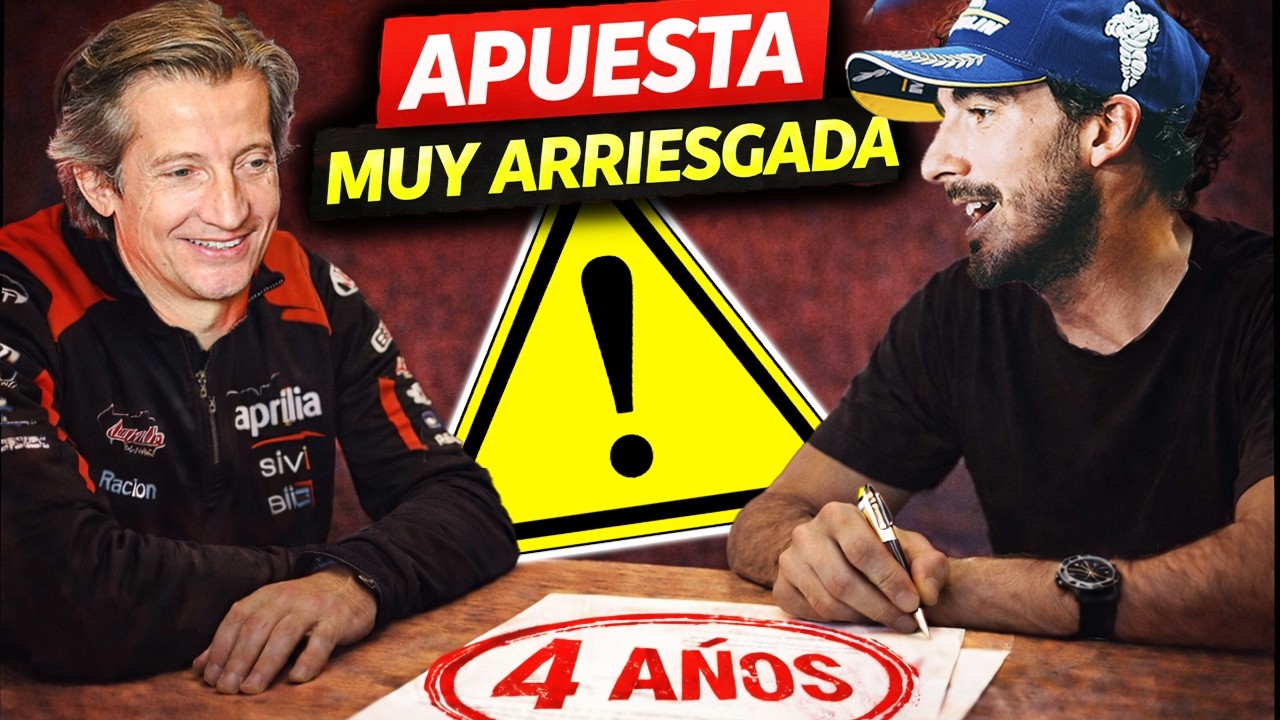 💥 BAGNAIA FIRMA con Aprilia un contrato MALDITO en MOTOGP 😳
