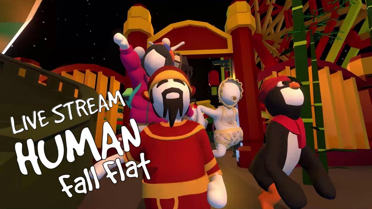 HUMAN FALL FLAT WITH THE GANG | Malayalam Live Stream | RuneJerry