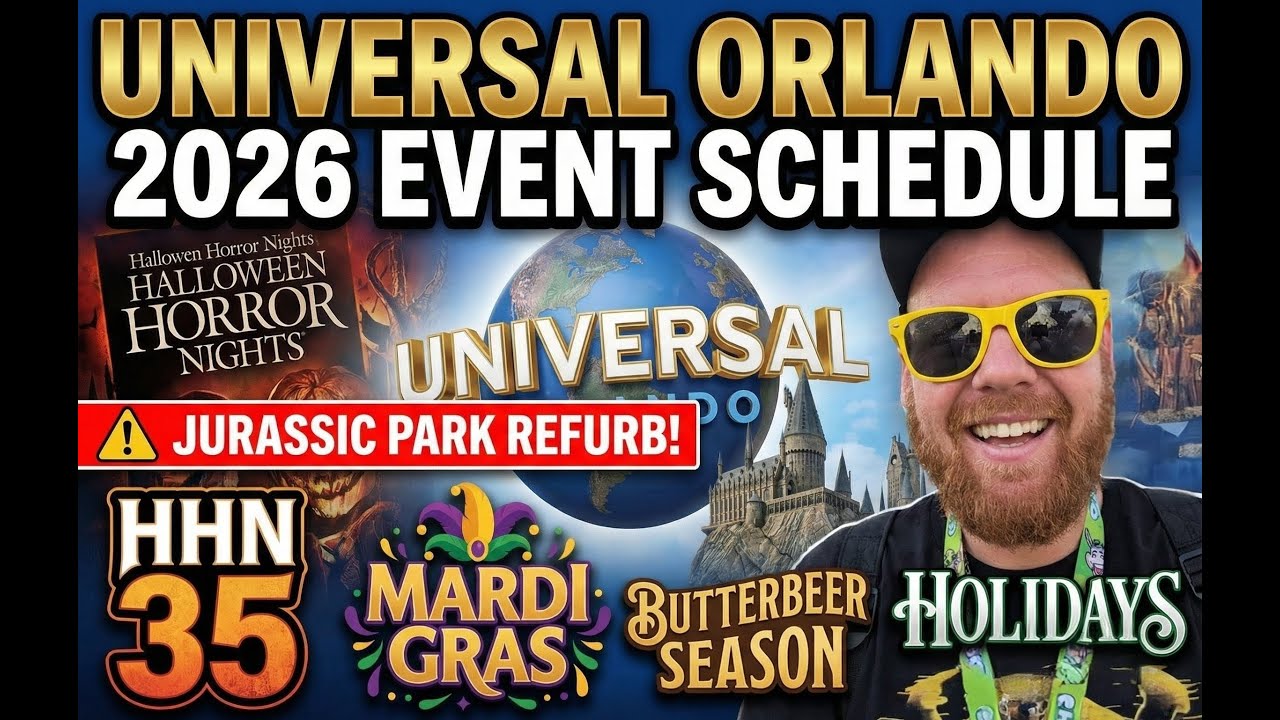 Universal Studios 2026 Event Schedule Released