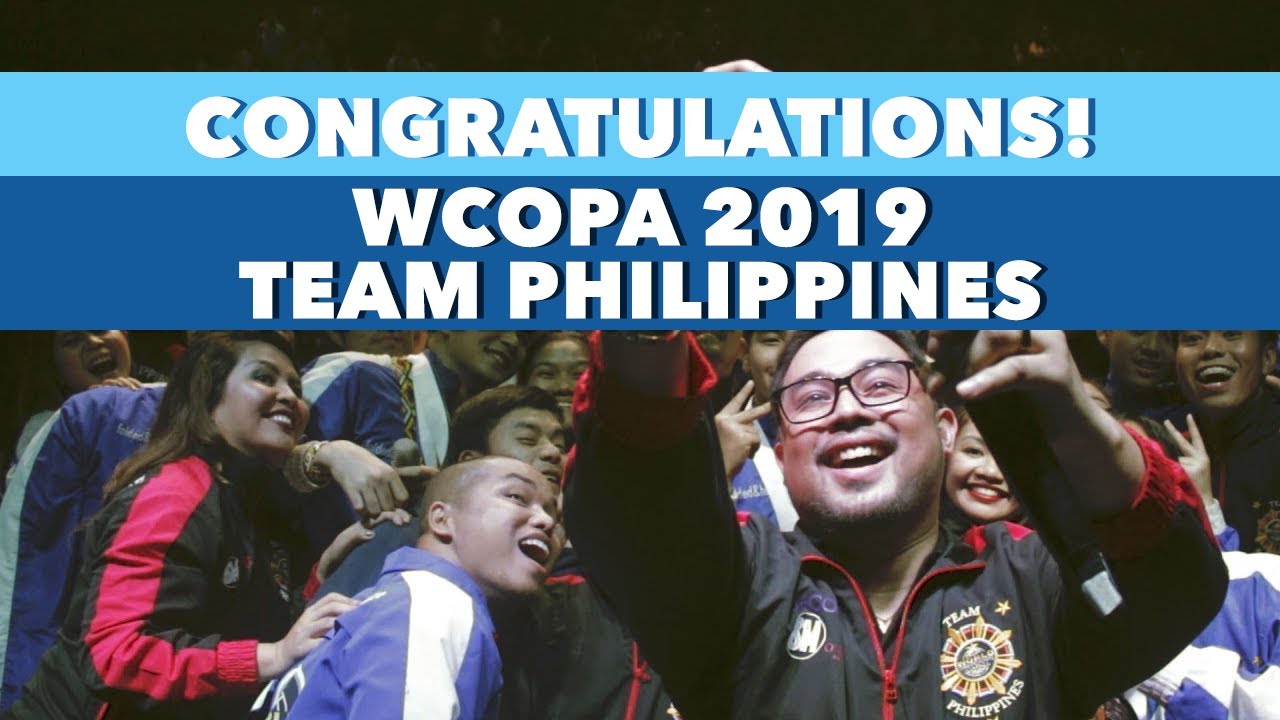 Congratulations, WCOPA TEAM PHILIPPINES 2019! (Blue Jacket Ceremony)