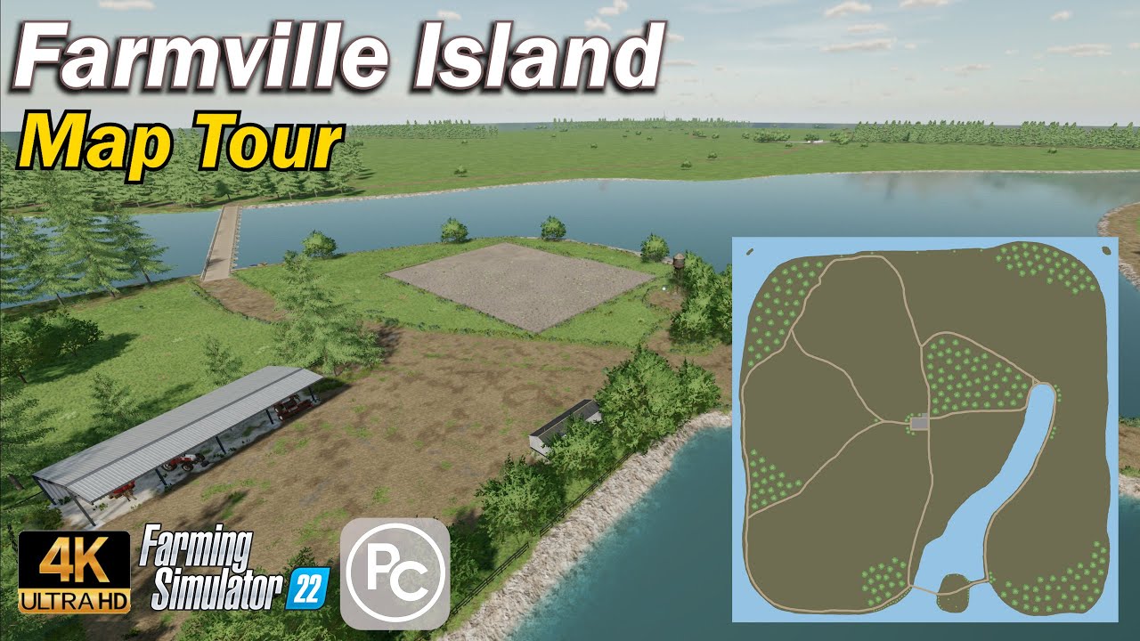 Farmville Island | Map Tour | Farming Simulator 22