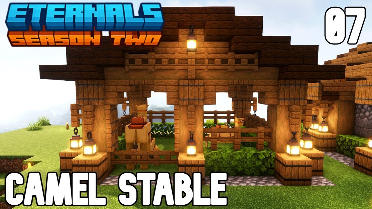 Minecraft Camel Stable | Eternals Smp Ep.7