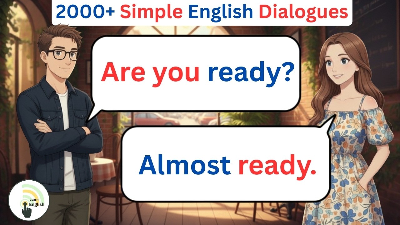 ✅ 2000+ Simple English Dialogues | Slow English Conversation Practice | Learn English