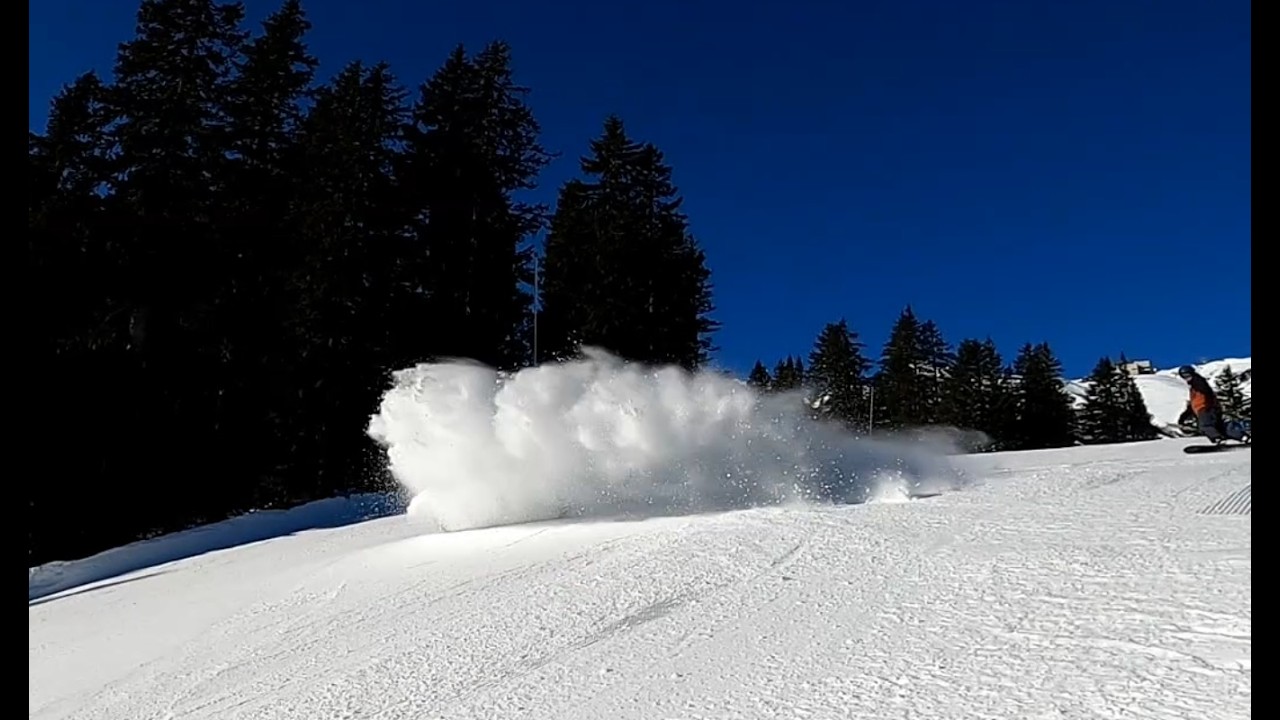 Snowboarding in Silvretta Montafon, Austria 2026