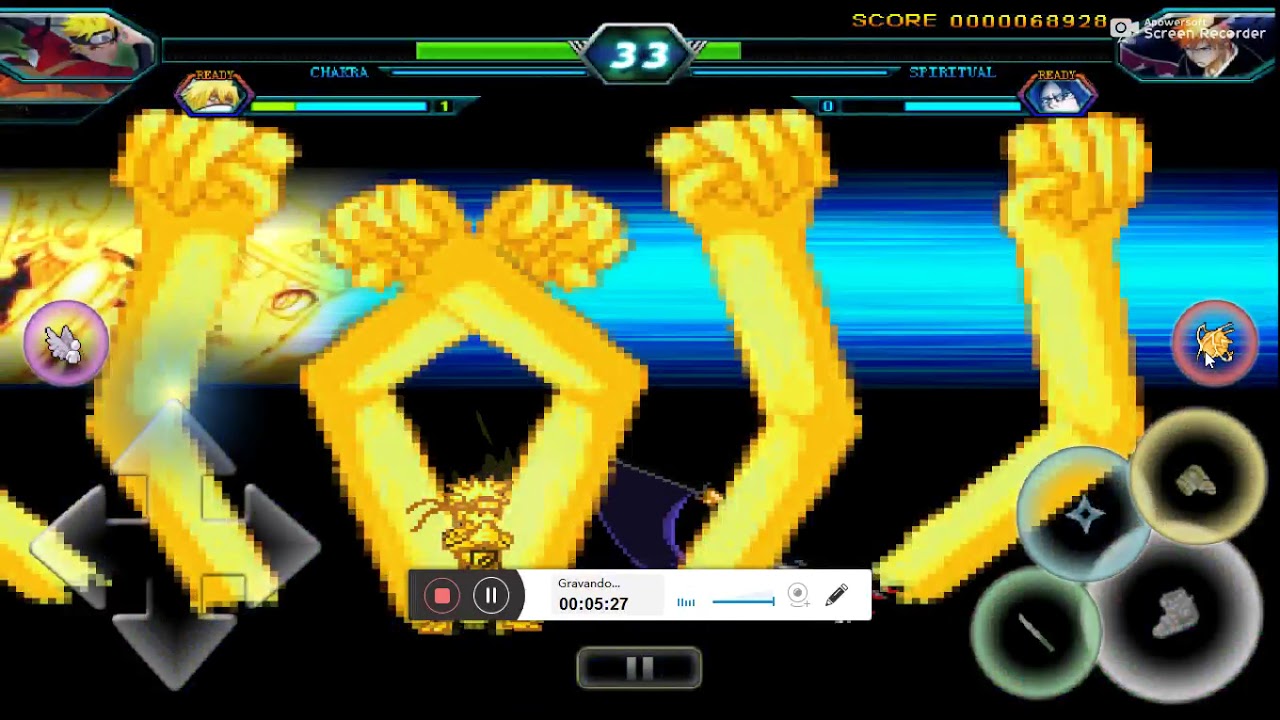 como evoluir o naruto