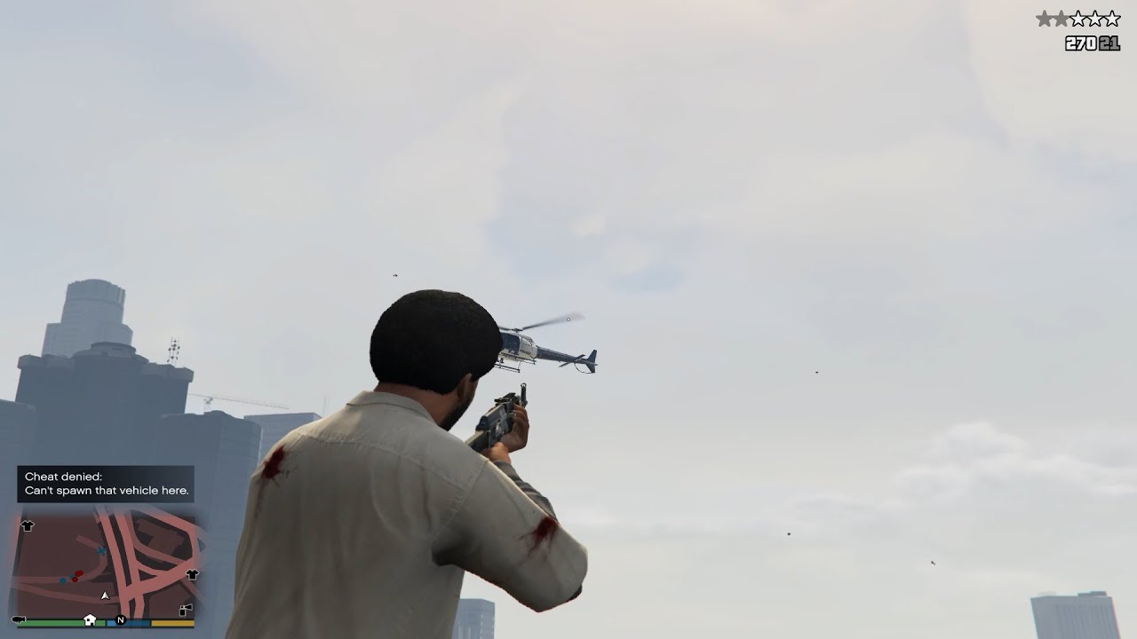 POLICE HELICOPTER CHASE