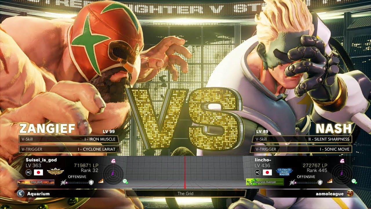 SFV Champion Edition🔥 ASASE (Zangief) Vs lincho (Nash) 🔥 Online Match's 02-27-2023