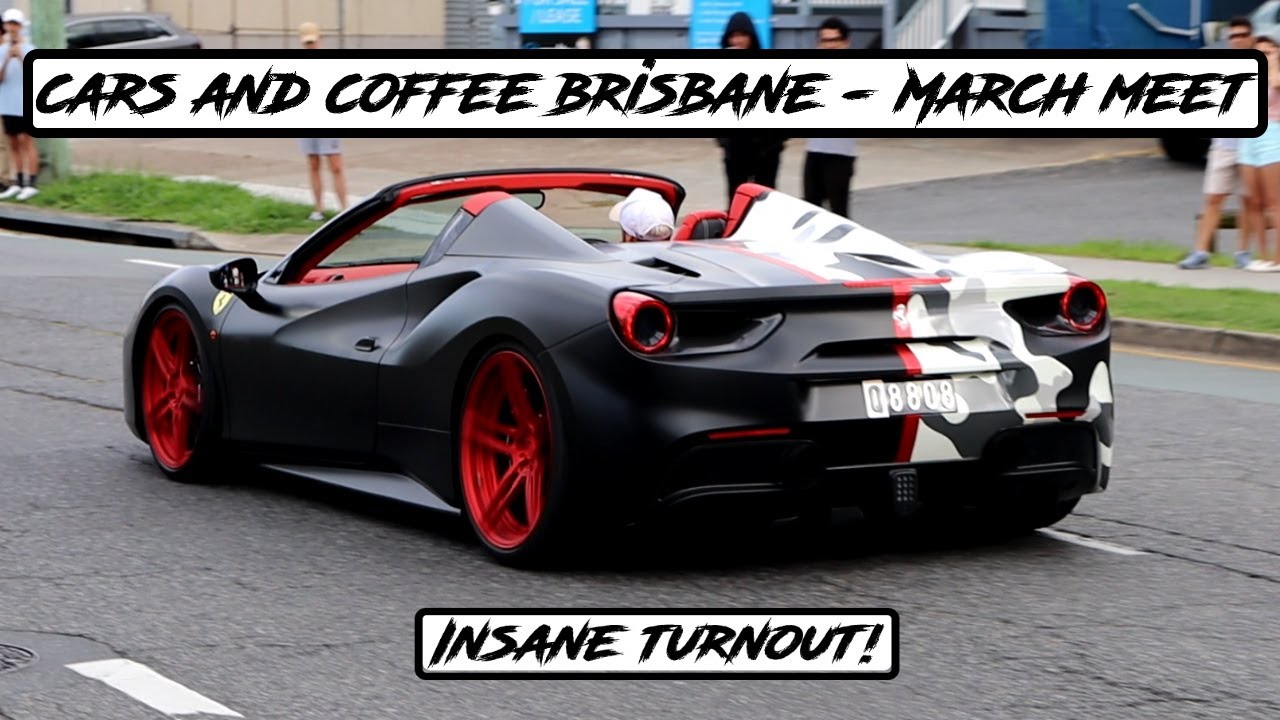 Modified Cars Leaving Cars and Coffee Brisbane March Meet | Insane Turnout, Skids and Accelerations!