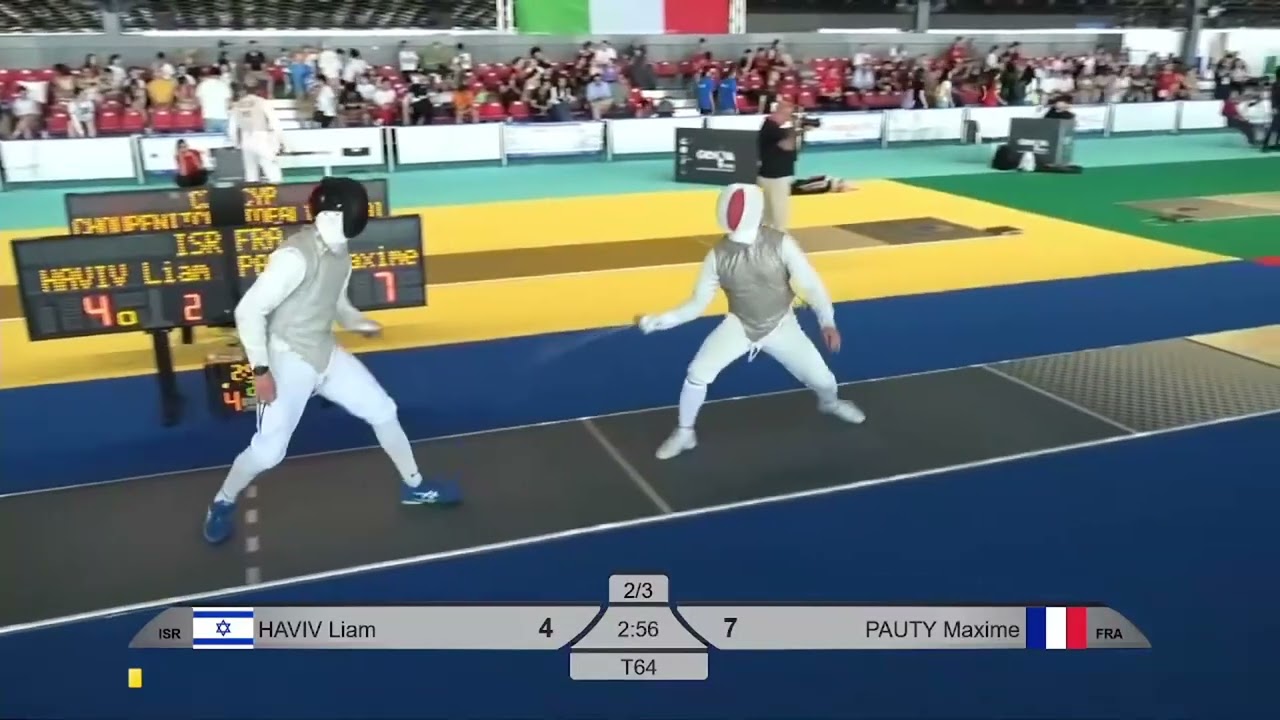 Euro Champs 2025 SMF - L64 - Liam Haviv ISR v Maxime Pauty FRA