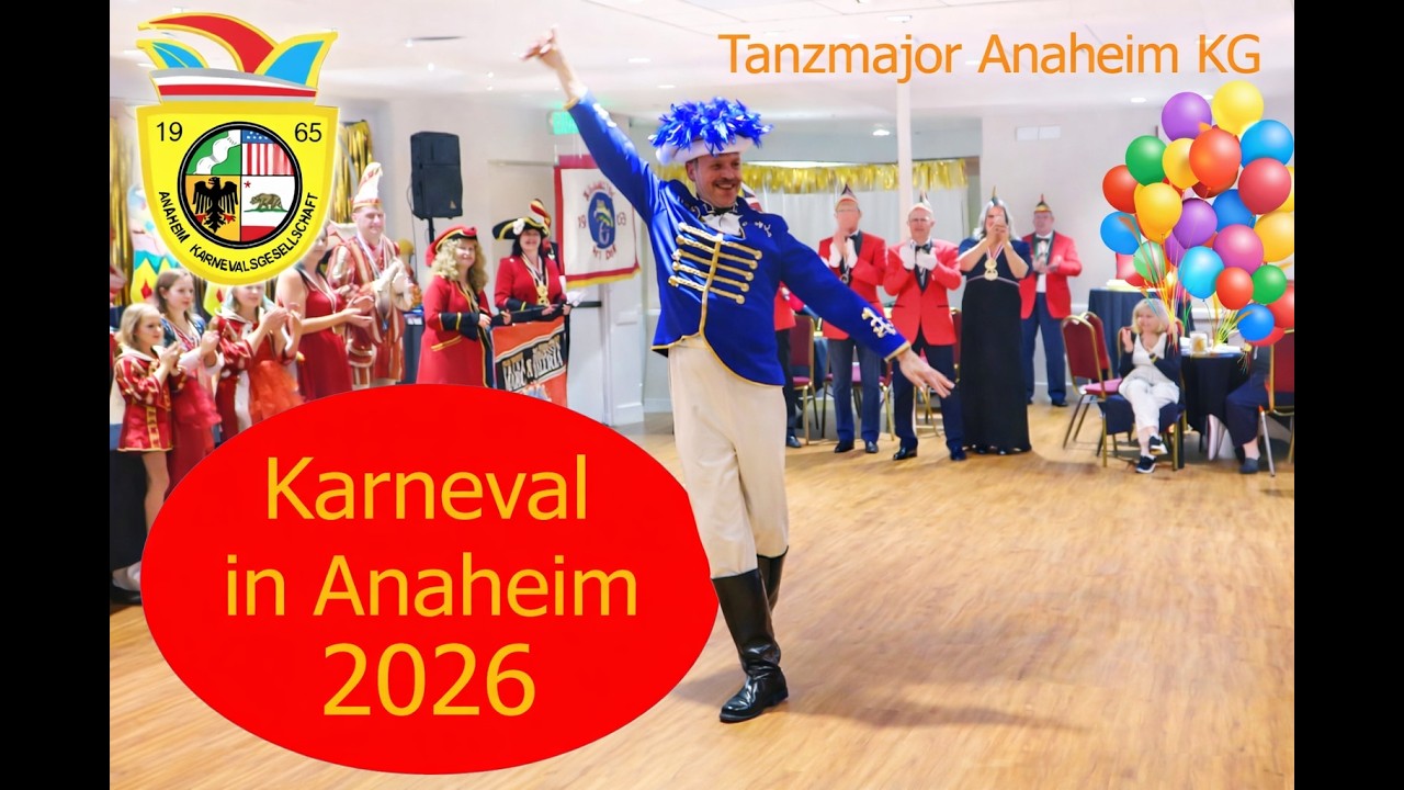 Tanzmajor - Anaheim Karnevalsgesellschaft – Prunksitzung 2026