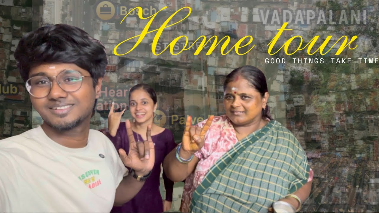 Vishnu's Home tour ☺️| vishnu poranthapo ivana yaaro thookitu poitangalam😵‍💫😂