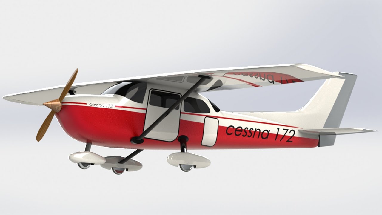 How To Design Cessna 172 Model With SolidWorks Software 