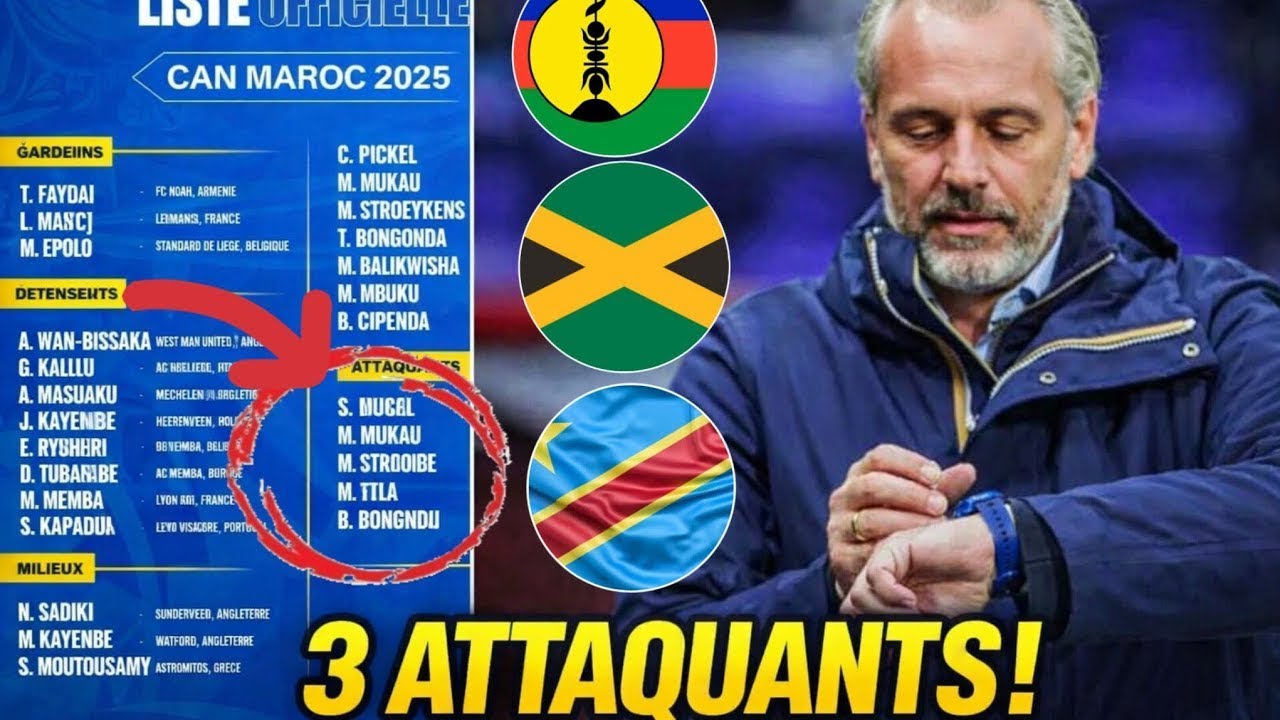 RDC : 03 NOUVEAUX ATTAQUANTS POUR LES LEOPARDS